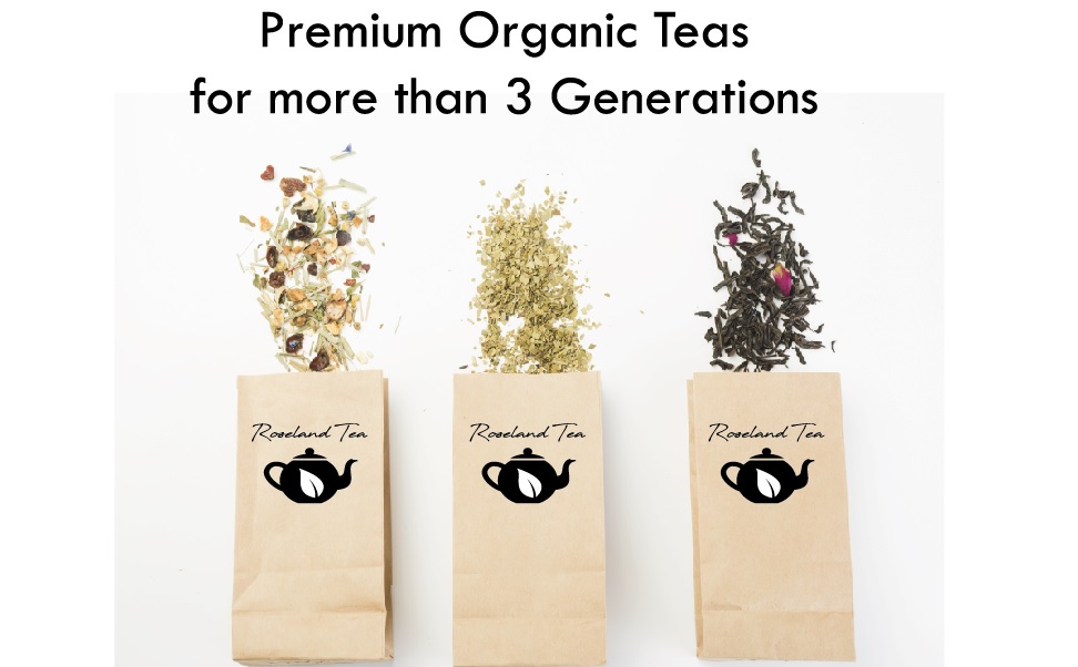 Roseland tea Organic Tea pags